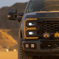 23-26 Ford Super Duty LUXX-Series LED Projector Headlights Chrome