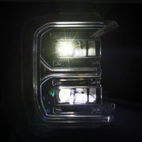 23-26 Ford Super Duty LUXX-Series LED Projector Headlights Alpha-Black