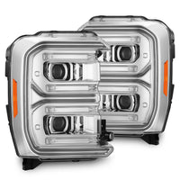 23-26 Ford Super Duty LUXX-Series LED Projector Headlights Chrome