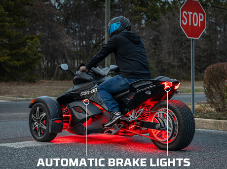 Bluetooth Advanced Million Color LED Lighting Kit with Smartphone Control for Can-Am Spyder