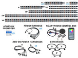 Bluetooth Advanced Million Color LED Lighting Kit with Smartphone Control for Polaris Slingshot