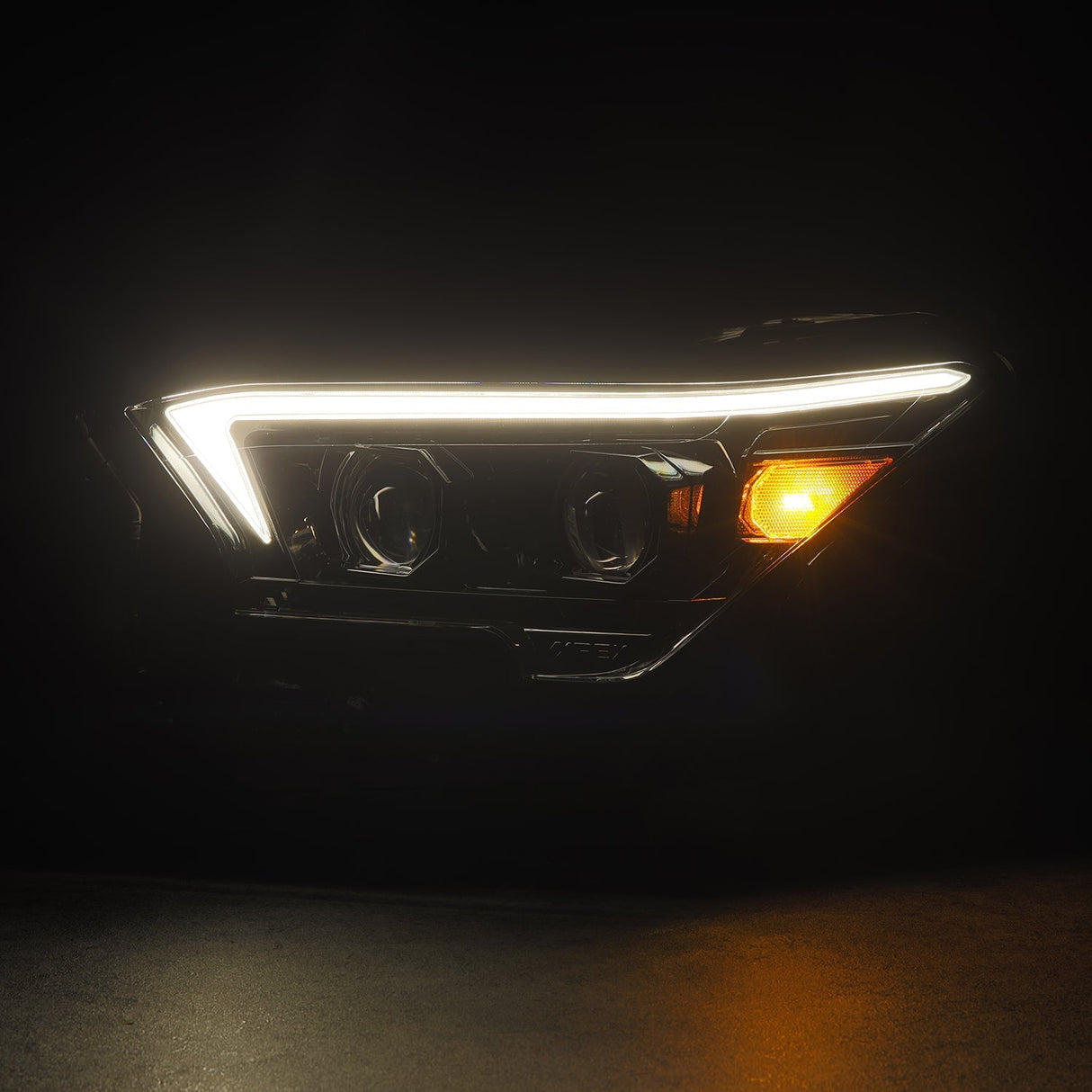 24-25 Toyota Tacoma / 25-up 4Runner OG-Style NOVA-Series LED Projector Headlights Alpha-Black