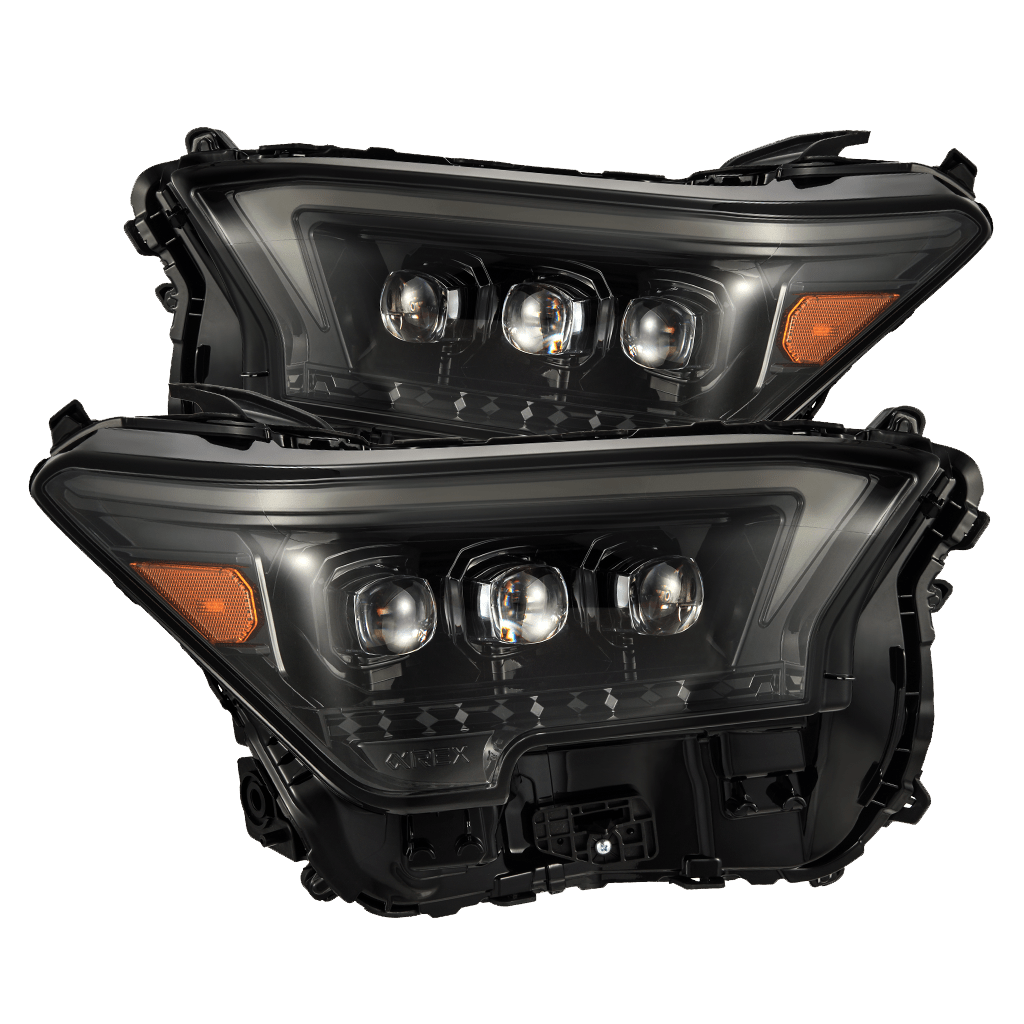 24-25 Toyota Tacoma / 25-up 4Runner OG-Style NOVA-Series LED Projector Headlights Alpha-Black