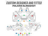 Bluetooth Advanced Million Color LED Lighting Kit with Smartphone Control for Polaris Slingshot