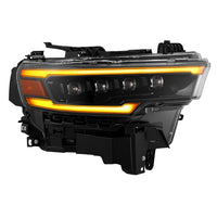 25-26 Ram 1500 NOVA-Series LED Projector Headlights Alpha-Black