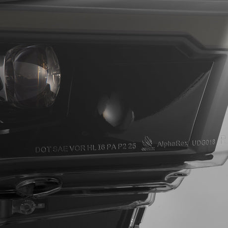25-26 Ram 1500 NOVA-Series LED Projector Headlights Alpha-Black