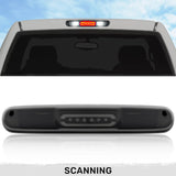 GMC Sierra & Chevy Silverado 07-13 3rd Brake Light Kit Ultra High Power Scanning Red LED with White XML Cargo Lights SMOKED LENS