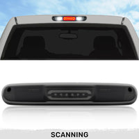 GMC Sierra & Chevy Silverado 07-13 3rd Brake Light Kit Ultra High Power Scanning Red LED with White XML Cargo Lights SMOKED LENS (OPEN BOX)