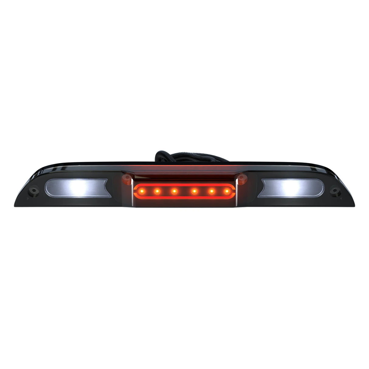 Ford 21-24 F150 & 21-24 SUPERDUTY F250/350/450/550 & 21-24 Ranger - Does NOT Fit Models with OEM Cargo Bed Camera - ULTRA HIGH POWER Red LED 3rd Brake Light Kit w/ ULTRA HIGH POWER CREE XML White LED Cargo Lights