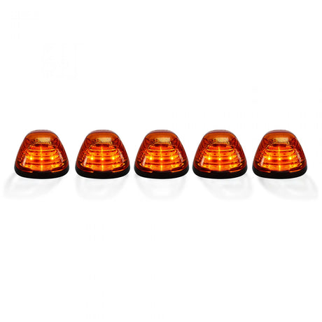 Ford Super Duty 99-16 5-Piece Cab Lights LED Amber Lens in Amber LED (FRESH INSTALL)