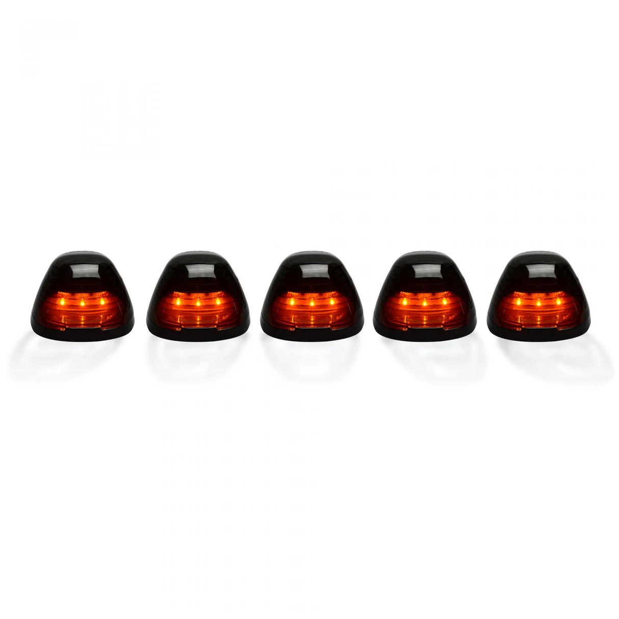 Ford Super Duty 1999-2016 5pc Cab Lights Smoked Lens Amber LEDs (FRESH INSTALL)