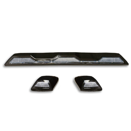 GMC & Chevy 20-24 (4th GEN Body Style) Heavy-Duty (3-Piece Set) Clear Cab Roof Light Lens with Amber LED’s - (Attn: This part is for trucks that DID NOT come with factory installed cab roof lights)