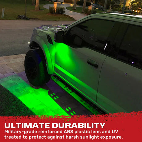 Ford Bronco 21-25 Ultra High Power LED Mirror / Puddle Lights - GREEN