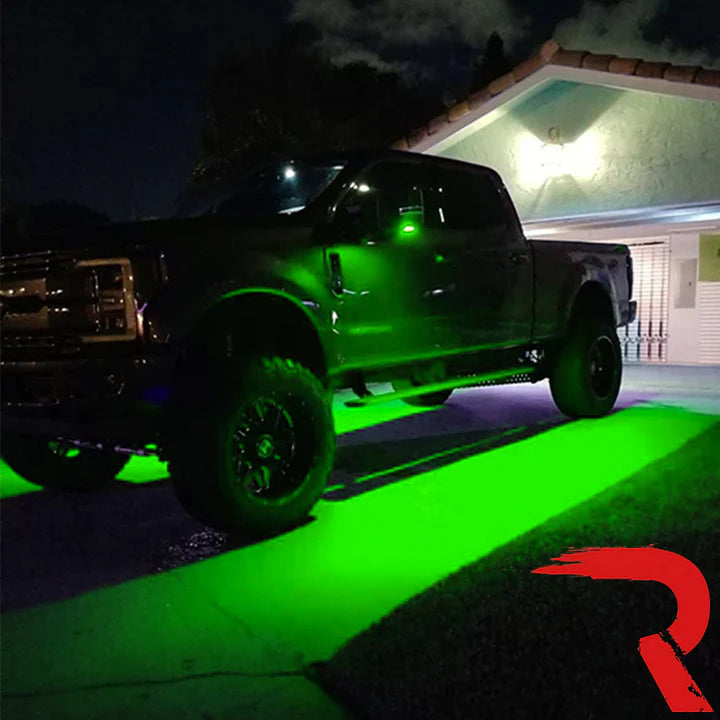 Ford F150 15-21 Ultra High Power LED Mirror / Puddle Light Kit Green