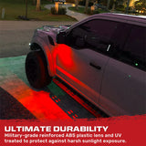 Ford Super Duty 17-25 Ultra High Power LED Mirror / Puddle Light Kit Red