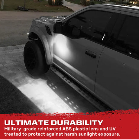 Ford Bronco 21-25 Ultra High Power LED Mirror / Puddle Lights - WHITE