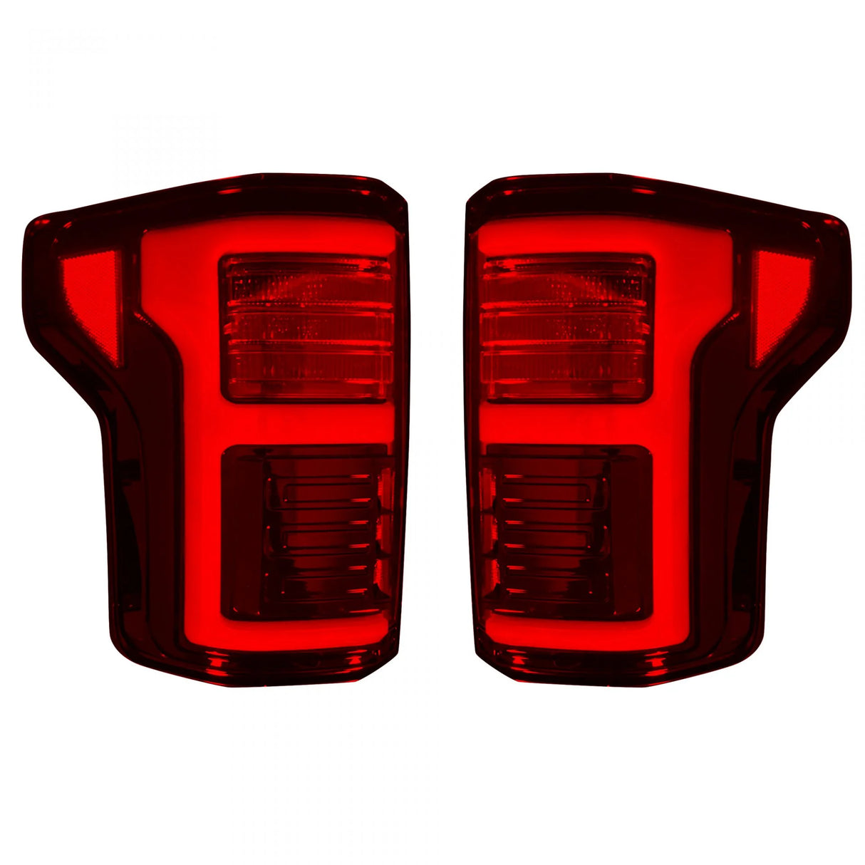 Ford F150 18-20 (Replaces OEM LED) Tail Lights OLED in Red Smoked