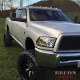 Dodge RAM 1500 09-23 Classic Body Projector Headlights CCFL Halos & DRL in Smoked/Black