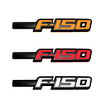 Ford F150 09-14 Illuminated Emblems Black in Amber, Red & White