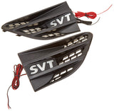 Ford SVT Raptor 09-14 Illuminated Emblems Black in White Illumination