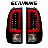 Ford Super Duty F250HD/F-250/F-350/F-450/F-550 08-16 Tail Lights Scanning OLED in Smoked