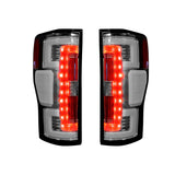 Ford Super Duty F250/350/450/550 17-19 (Replaces OEM LED) Tail Lights OLED in Clear