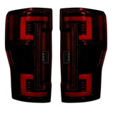 Ford Super Duty F250/350/450/550 17-19 (Replaces OEM LED) Tail Lights OLED in Red