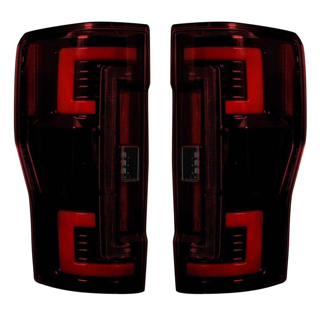 Ford Super Duty F250/350/450/550 17-19 (Replaces OEM Halogen) Tail Lights OLED in Red