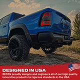 Dodge RAM 2500/3500 19-24 Ultra Bright OLED Tail Lights w/ Scanning Red Turn Signals (Replaces OEM LED Tail Lights Only with BLIS) - Multiple Lens