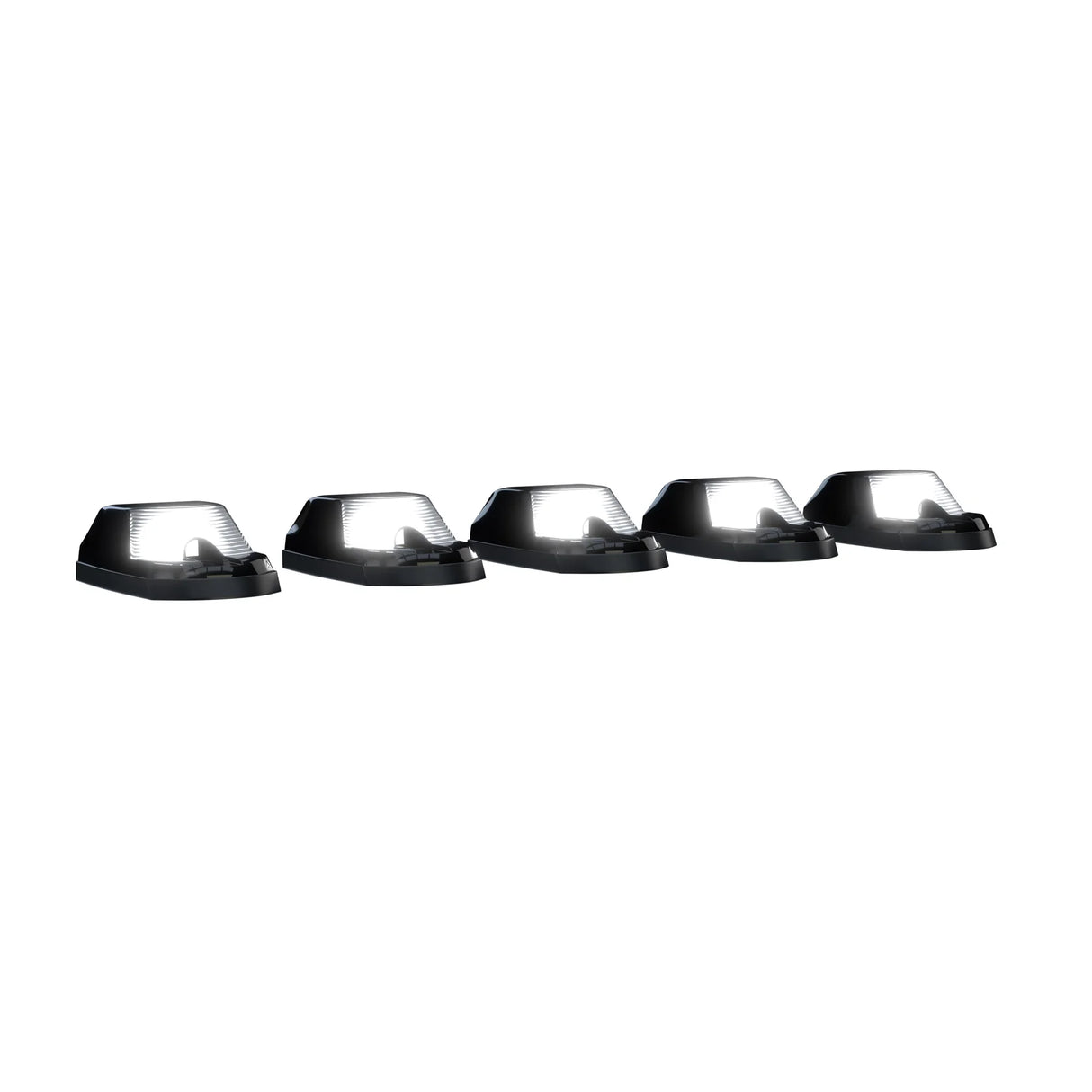 Ford Super Duty 17-22 (5-Piece Set) Cab Roof Light Kit in White High-Power LED with Smoked Lens (OPEN BOX)