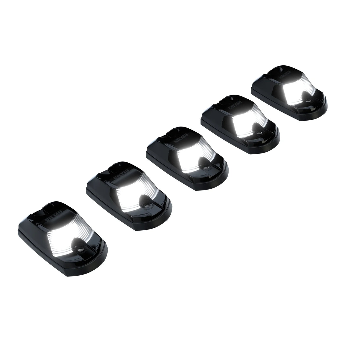 Ford Super Duty 17-22 (5-Piece Set) Cab Roof Light Kit in White High-Power LED with Smoked Lens (OPEN BOX)