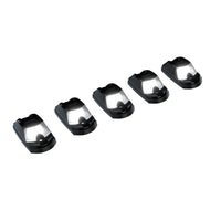 Ford Super Duty 17-22 (5-Piece) Cab Roof Light Kit Strobe LED White & Amber - SMOKED LENS (OPEN BOX)