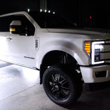 Ford Super Duty 17-22 (5-Piece Set) Cab Roof Light Kit in White High-Power LED with Smoked Lens (OPEN BOX)