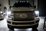 Ford Super Duty 17-24 (5-Piece Set) LED Cab Roof Light Kit with Clear Lens & White LEDs (FRESH INSTALL ONLY)