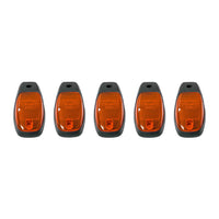 (REMOVED) Dodge RAM HD 2500/3500 19-24 5-Piece Cab Roof Light Set LED Amber Lens in Amber (FRESH INSTALL)