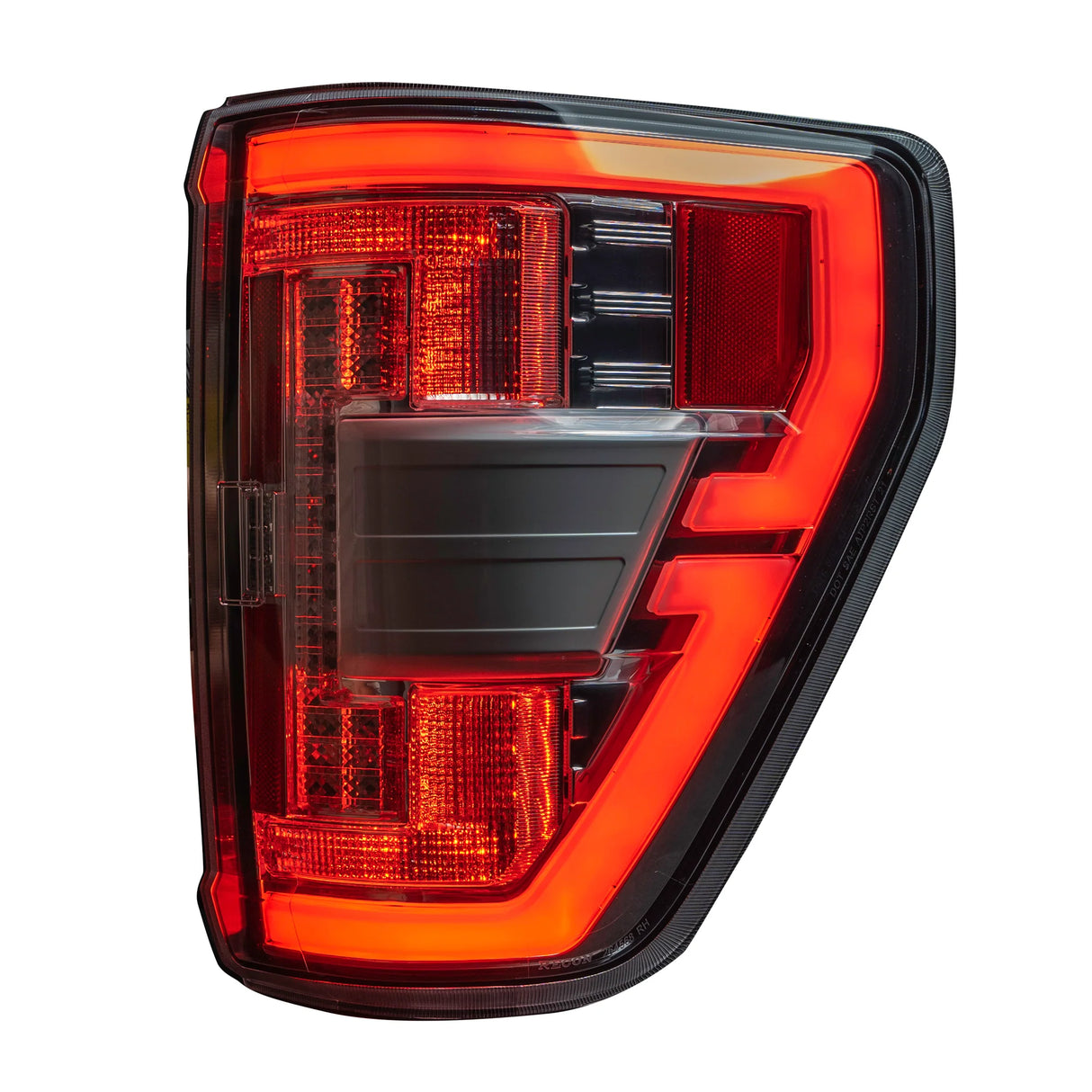 Ford F150 & Ford RAPTOR 21-23 (Attn: This Part ONLY Replaces OEM Factory Installed HALOGEN Style Tail Lights w/ Blind Spot Warning System aka BLIS) Start-Up Light Sequence OLED TAIL LIGHTS - Clear Lens