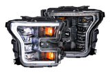 XB LED HEADLIGHTS: FORD F150 (15-17) (PAIR / ASM / WHITE DRL) (GEN 2)