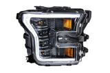 XB LED HEADLIGHTS: FORD F150 (15-17) (PAIR / ASM / WHITE DRL) (GEN 2)