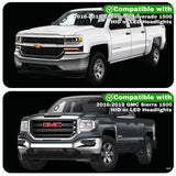 GMC & Chevrolet Silverado & Sierra 1500 Plug-N-Play Harness For HID/LED headlights (2016-2019)