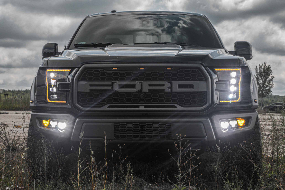 FORD RAPTOR (17-20) XB LED HEADLIGHTS (AMBER DRL)