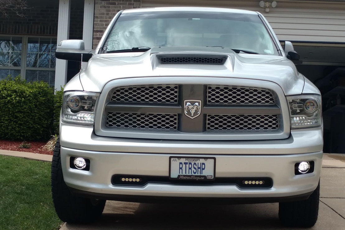 DODGE RAM 2500 (10-18) XB LED FOGS: RAM HORIZONTAL