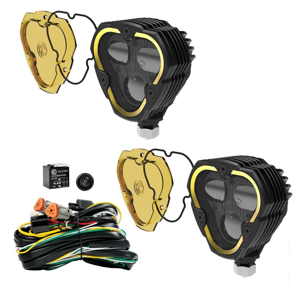 FLEX ERA® 3 Dual Mode SAE Fog LED Light Pods - 2-Light Master Kit ...