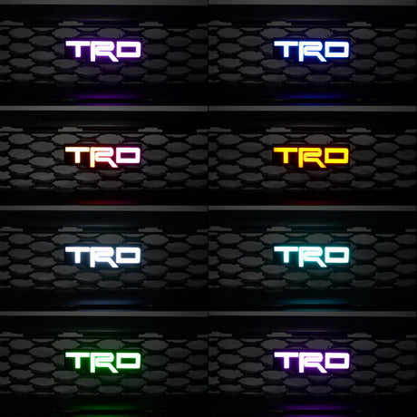 TRD : Illuminated Multicolor Flow LED Badge | Lit Logos
