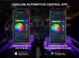 Bluetooth Million Color LED Interior Lighting Kit with Smartphone Control