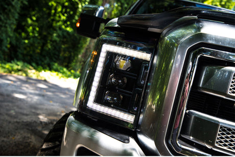 FORD SUPER DUTY (11-16) XB LED HEADLIGHTS (WHITE DRL)