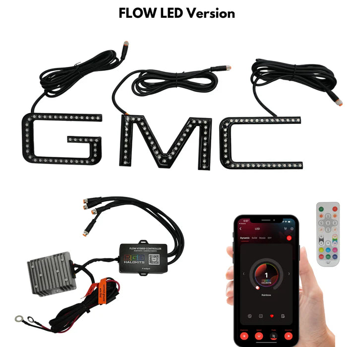 GMC LED Emblem: Multicolor (1999-2024)