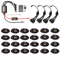 Pure White 36 LED Plug & Play Extreme Brightness Rock Light Kit