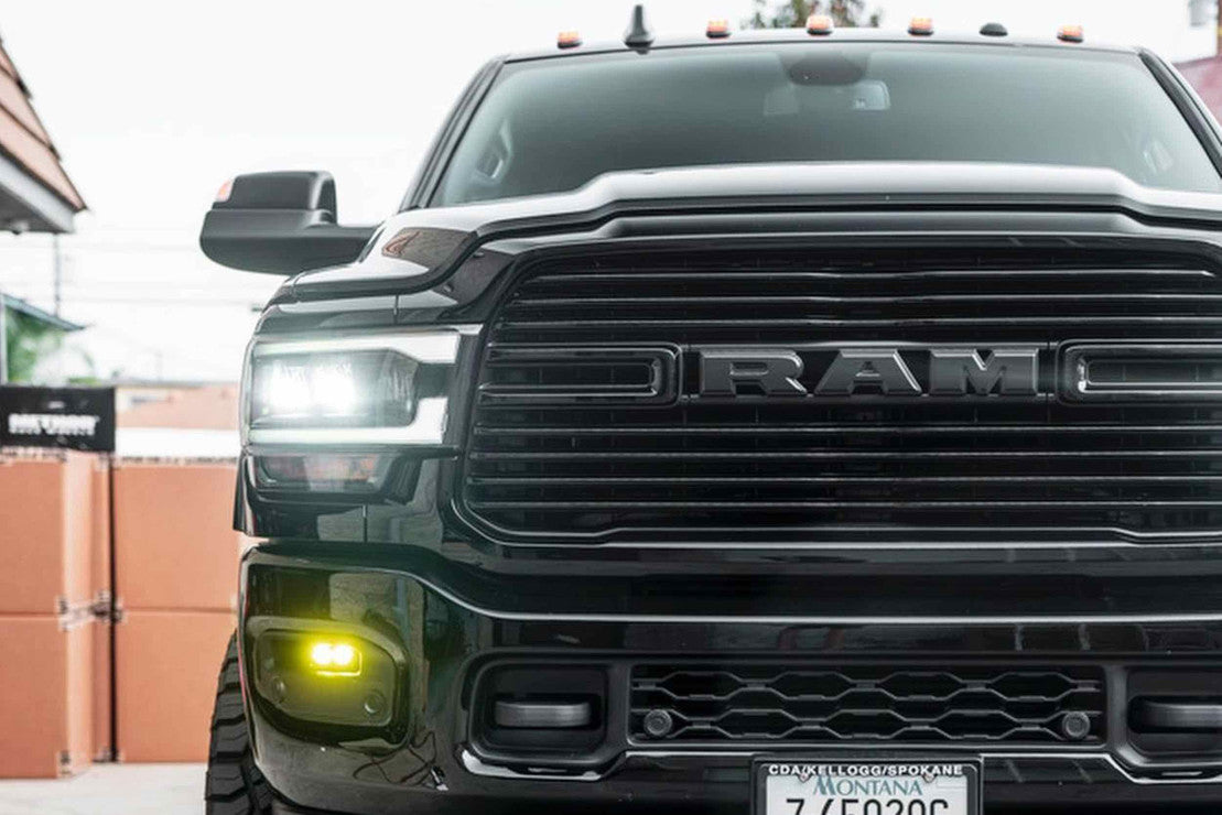 LED FOG LIGHT SYSTEM: DODGE RAM HD (19-23)