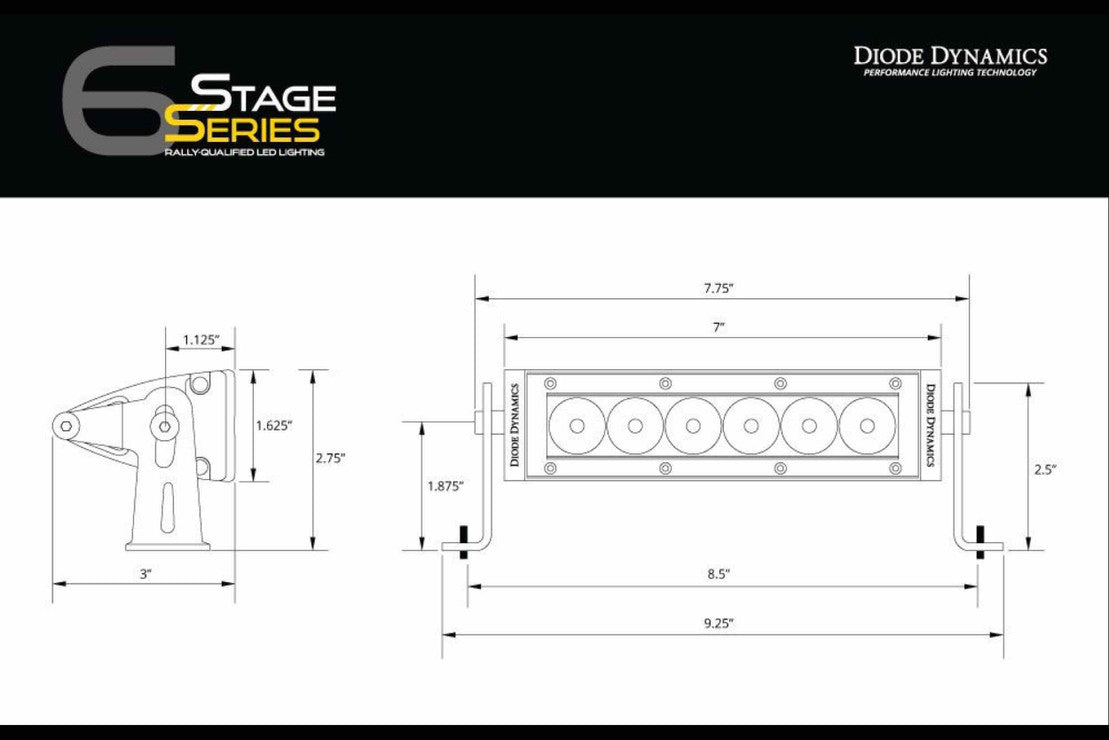 2013-2018 Dodge Ram Standard SAE/DOT LED Lightbar Kit