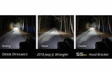 HOOD-MOUNT LED LIGHT BAR KIT: WRANGLER JL